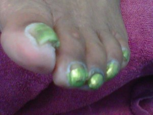 "I feel I might need a pedi."